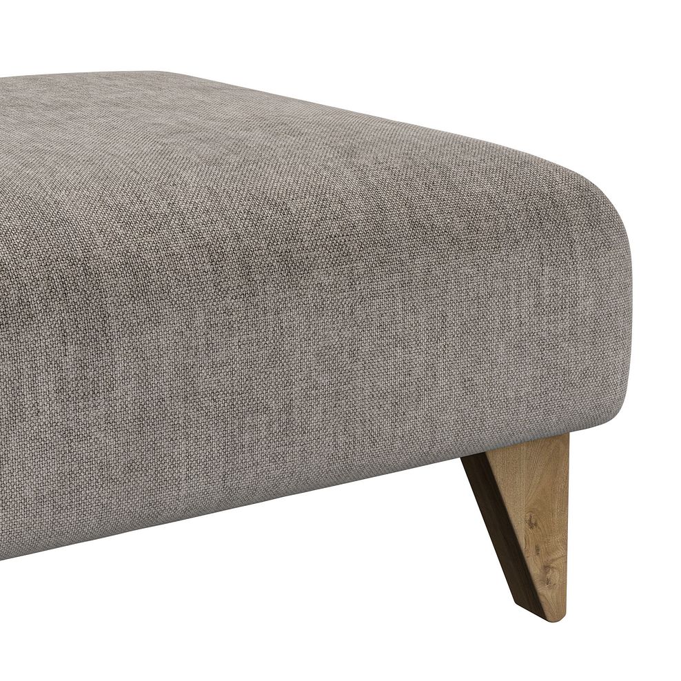 Milldale Footstool in Garda Acier Fabric 8
