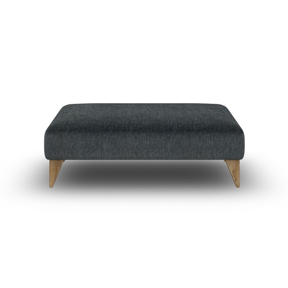 Milldale Footstool in Garda Carbon Fabric 2