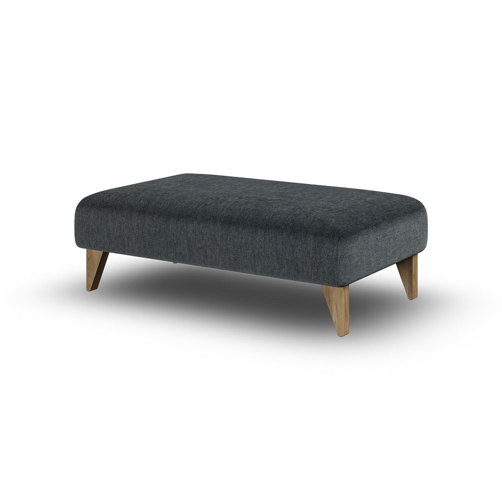 Milldale Footstool in Garda Carbon Fabric 3