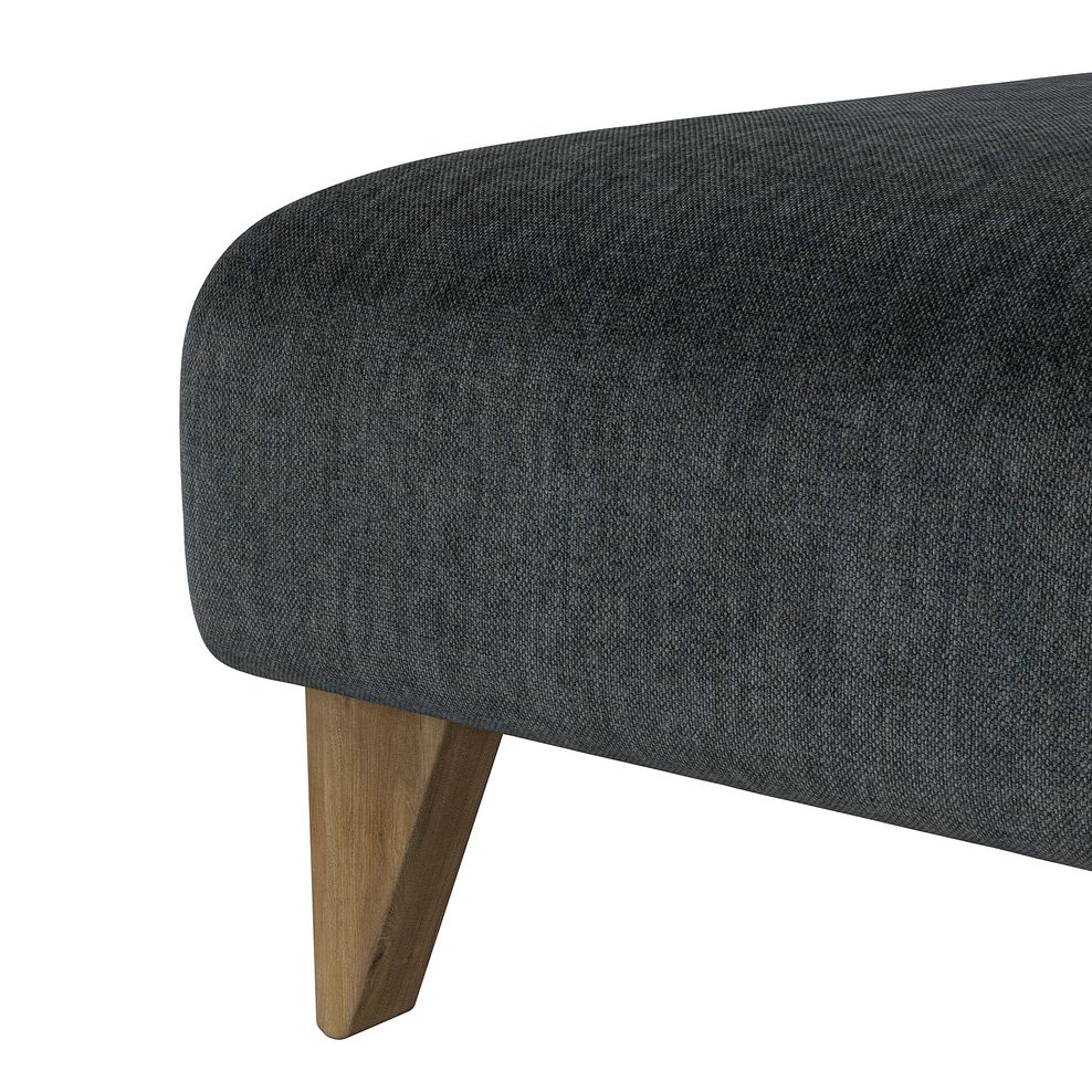Milldale Footstool in Garda Carbon Fabric 7
