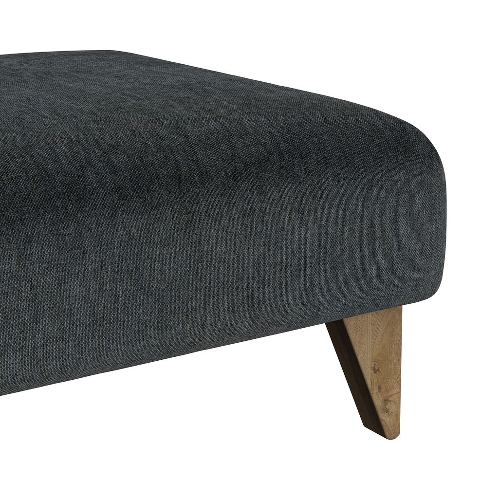 Milldale Footstool in Garda Carbon Fabric 8