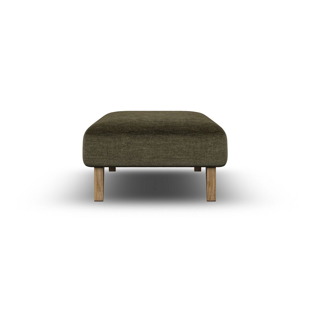 Milldale Footstool in Garda Seaweed Fabric 4