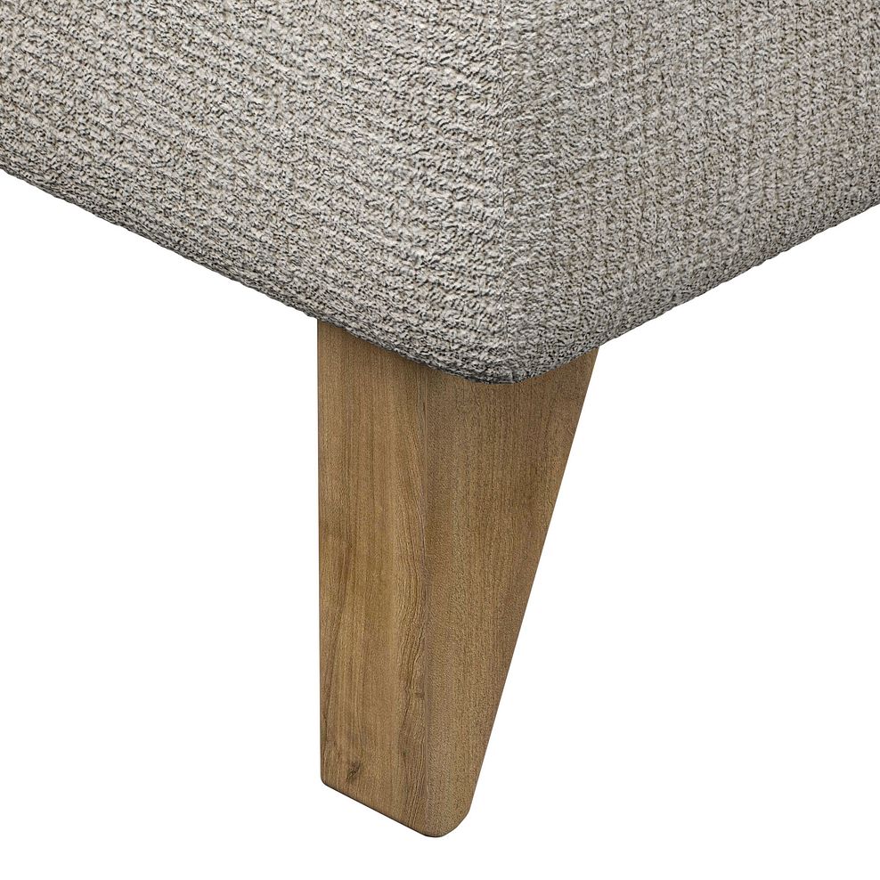 Milldale Footstool in Milo Cream Fabric 5