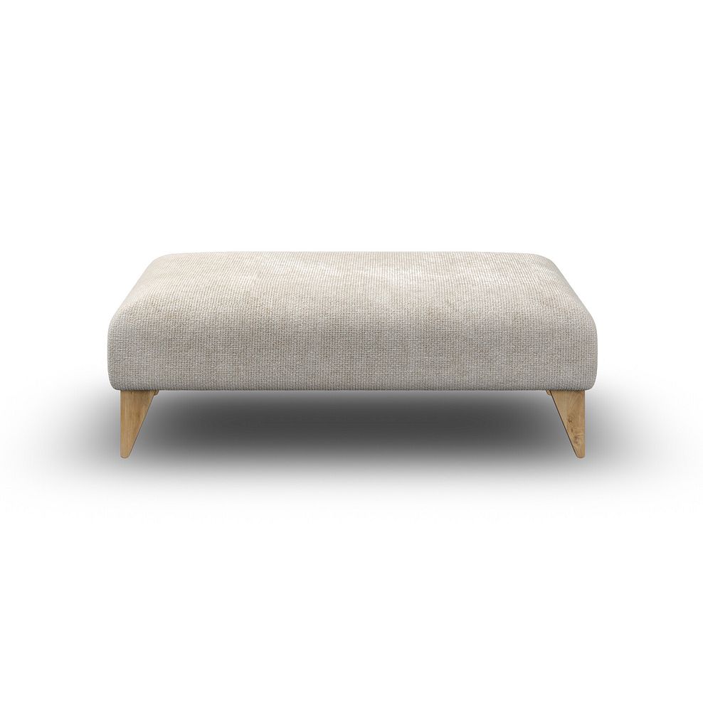 Milldale Footstool in Milo Cream Fabric 4
