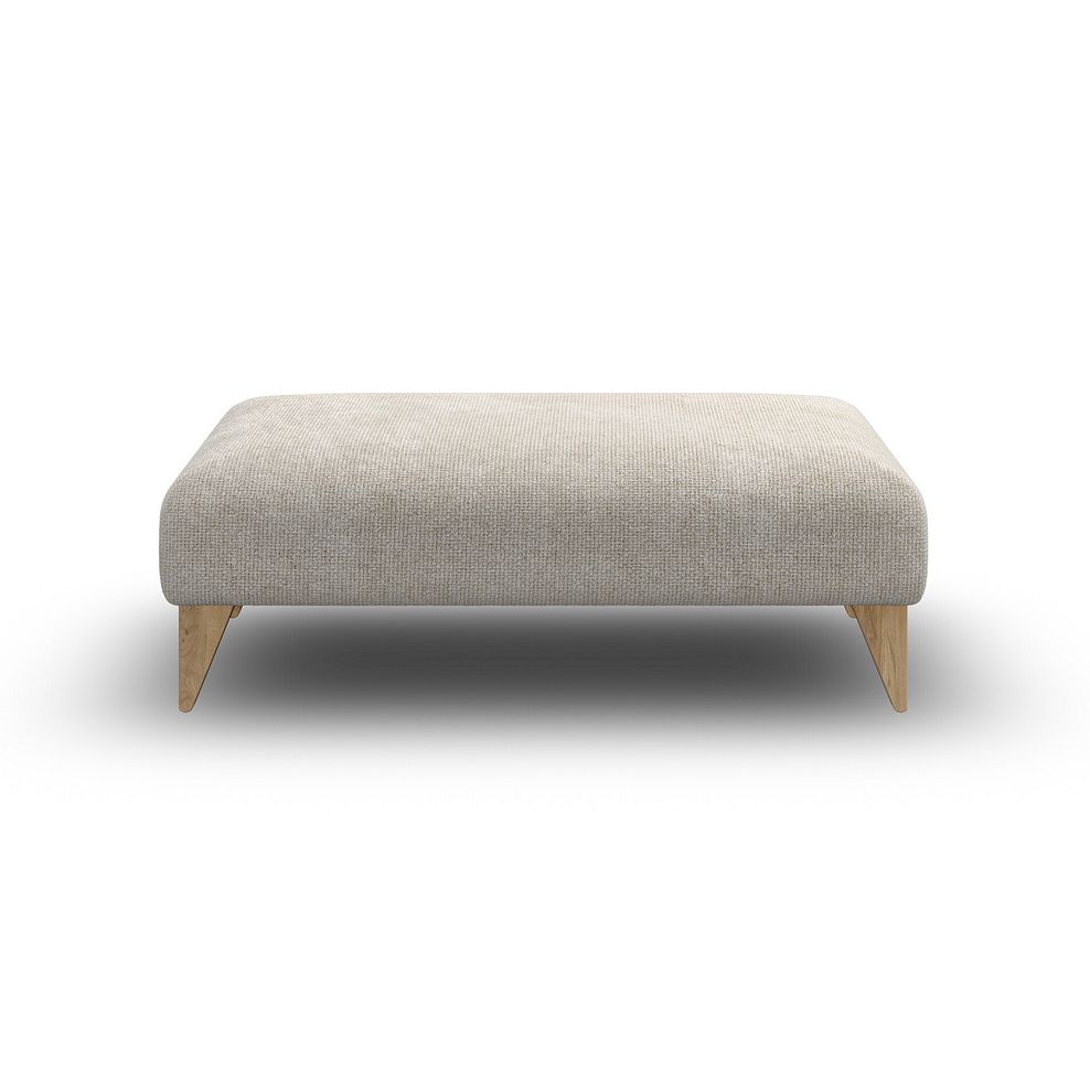 Milldale Footstool in Milo Cream Fabric 6