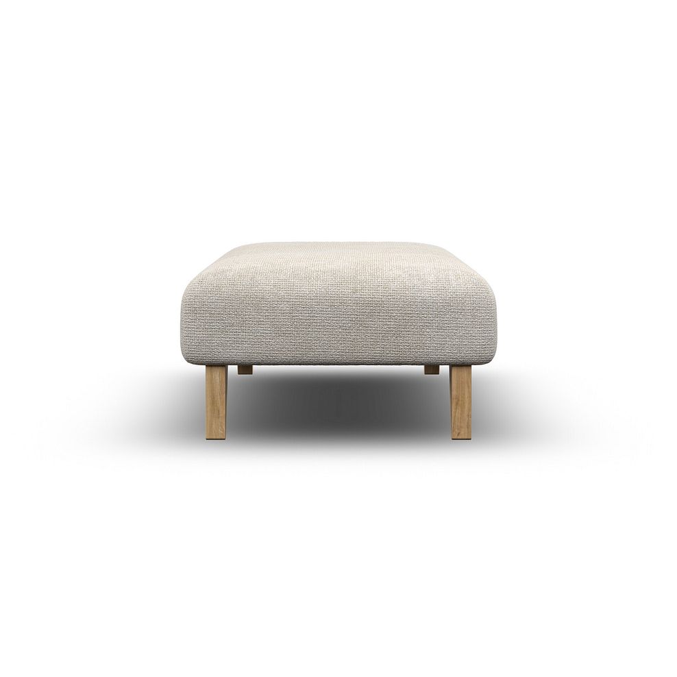 Milldale Footstool in Milo Cream Fabric 7