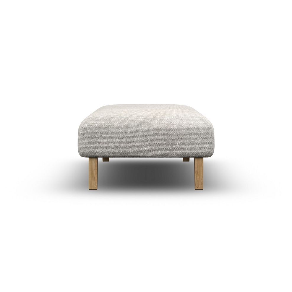 Milldale Footstool in  Milo Ivory Fabric 4