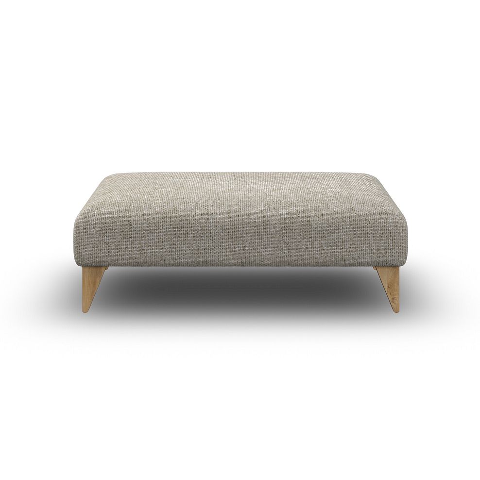 Milldale Footstool in  Milo Mink Fabric 2