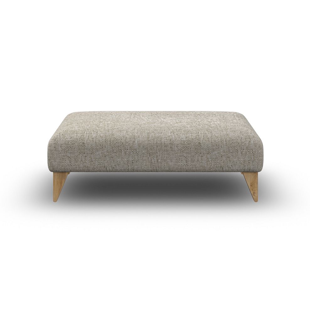 Milldale Footstool in  Milo Mink Fabric 4