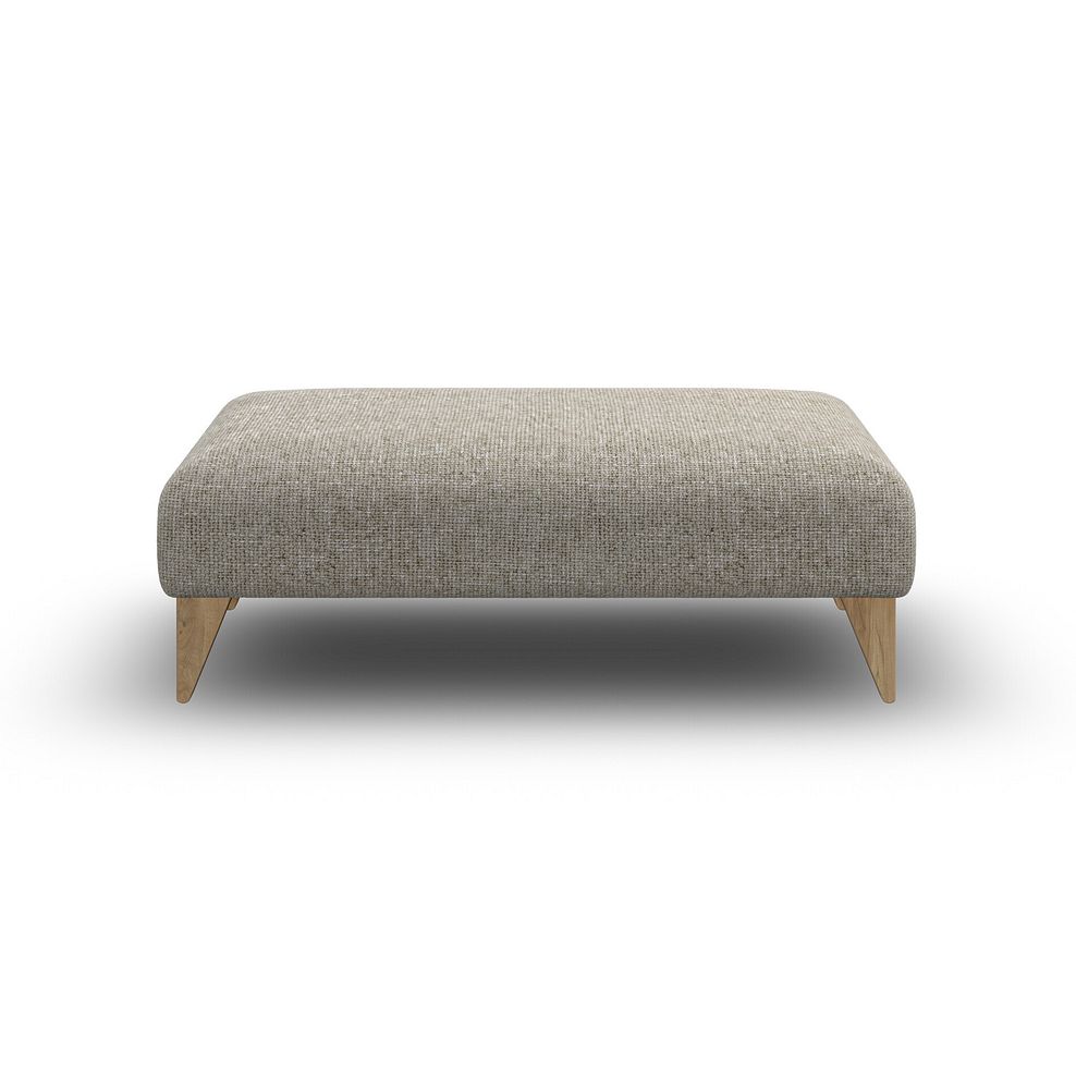 Milldale Footstool in  Milo Mink Fabric 6