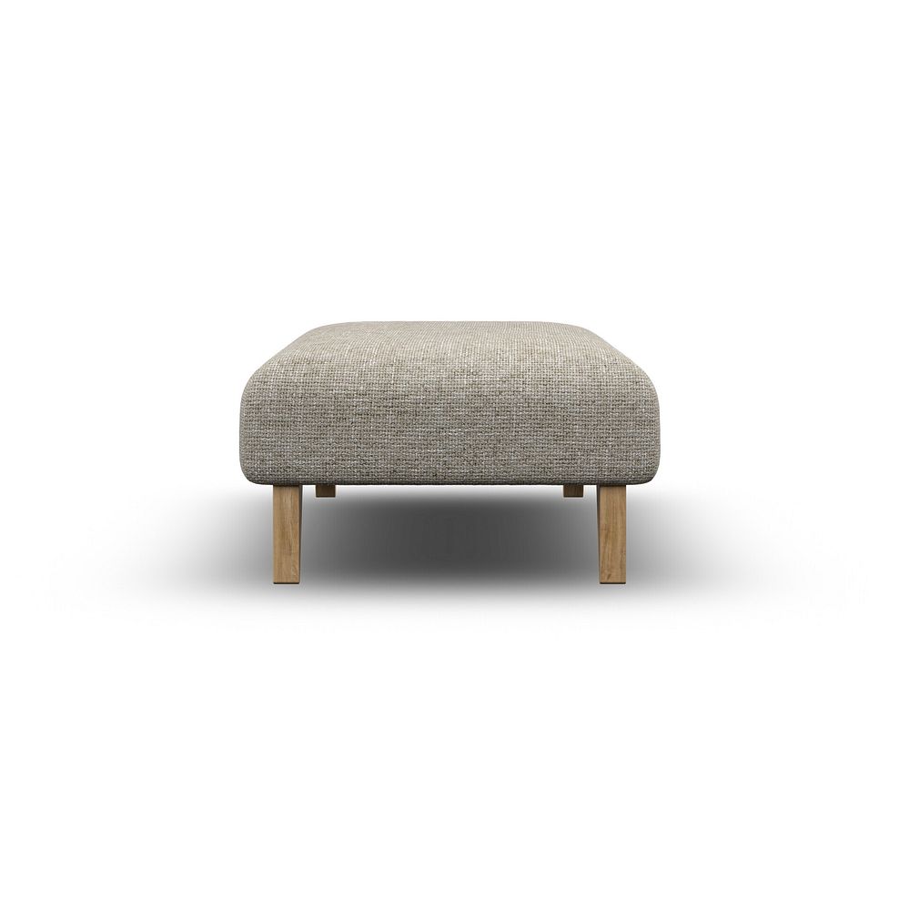 Milldale Footstool in  Milo Mink Fabric 7