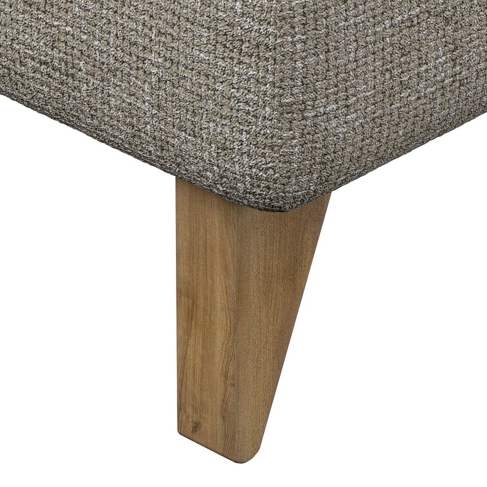 Milldale Footstool in  Milo Mink Fabric 8