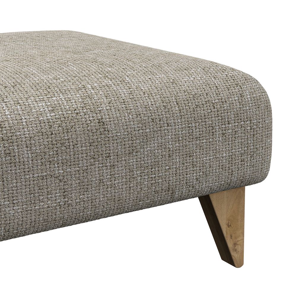 Milldale Footstool in  Milo Mink Fabric 11