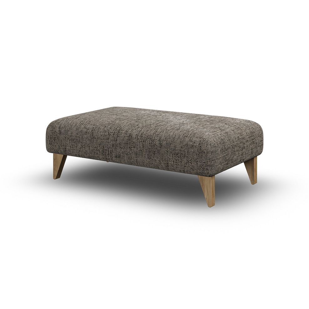 Milldale Footstool in Milo Mocha Fabric 3