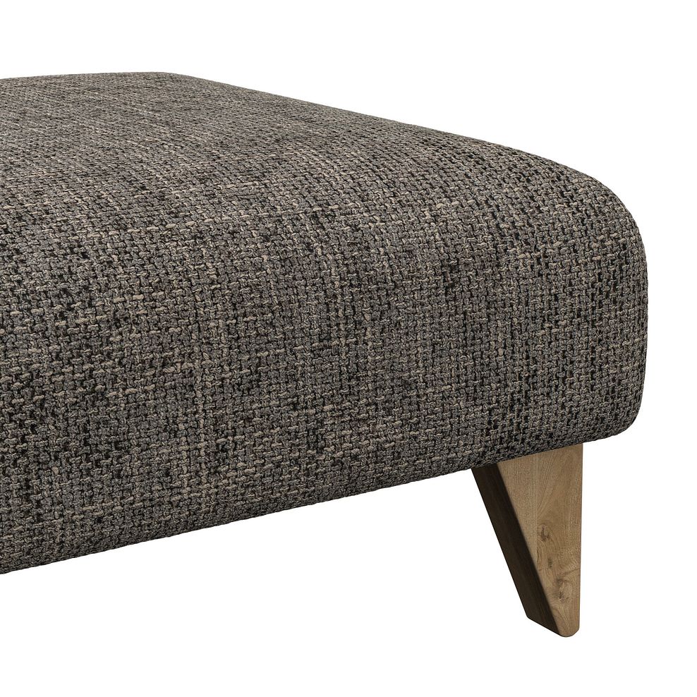 Milldale Footstool in Milo Mocha Fabric 8