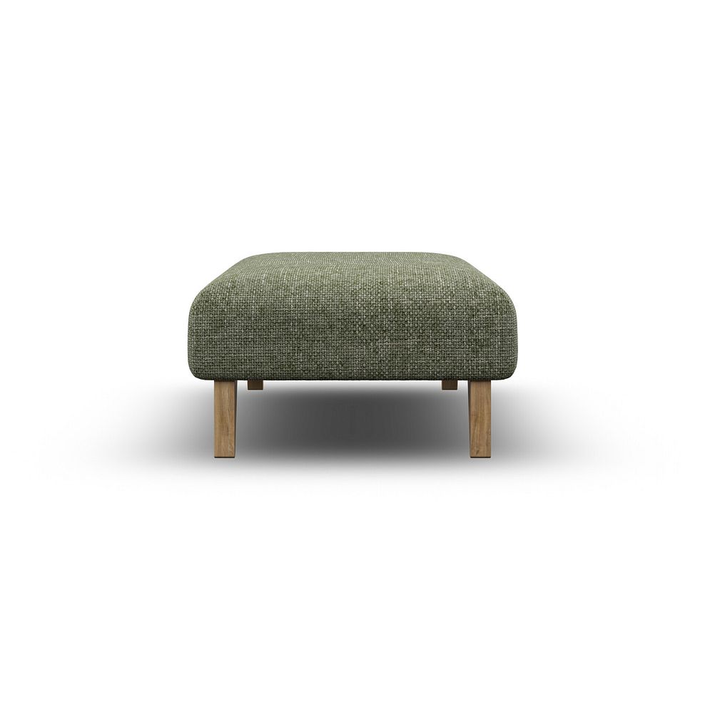 Milldale Footstool in Milo Olive Fabric 4