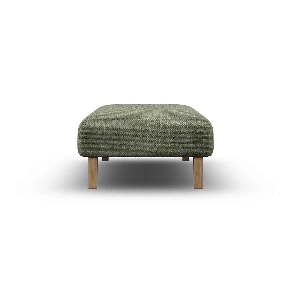 Milldale Footstool in Milo Olive Fabric 7