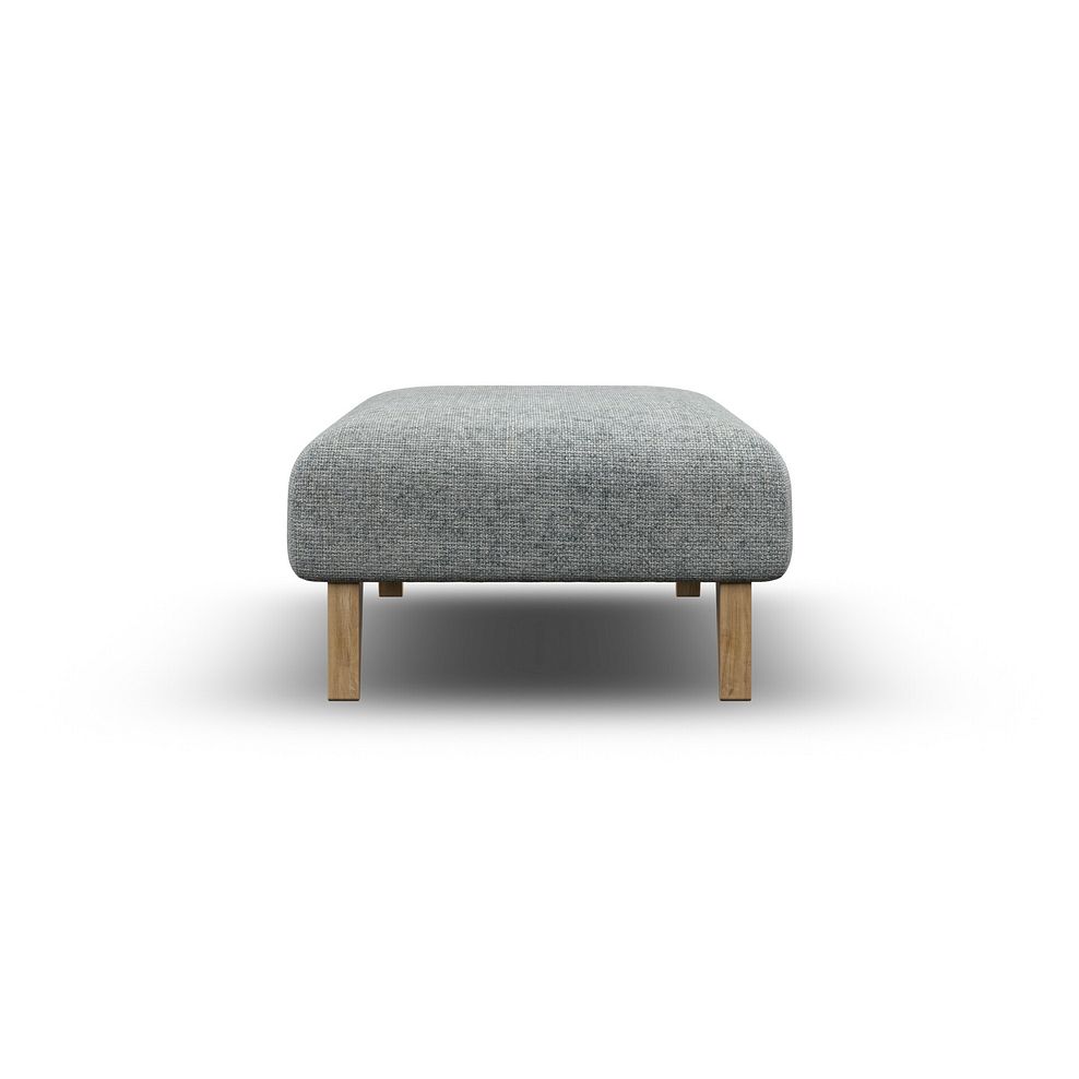 Milldale Footstool in Milo Pewter Fabric 4