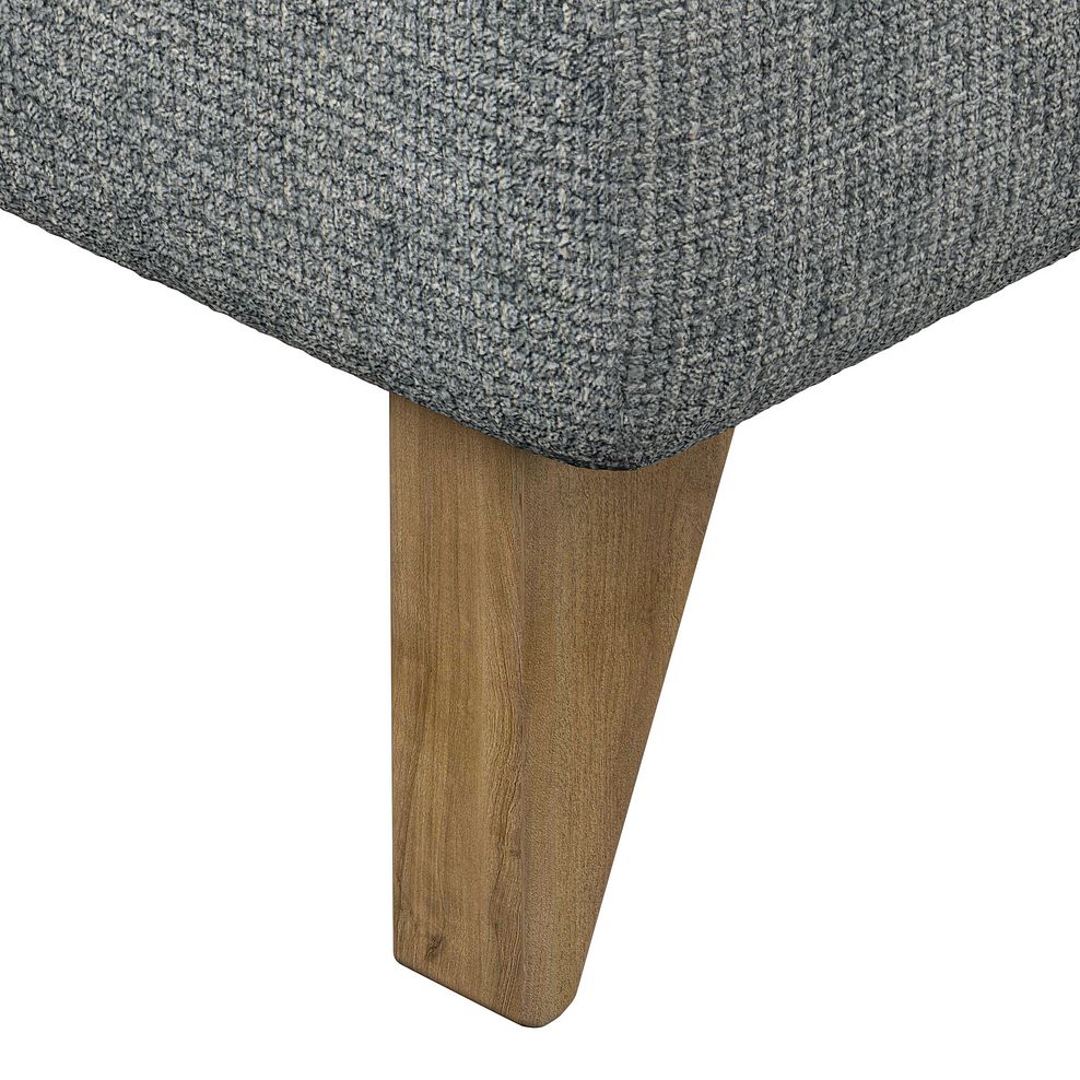 Milldale Footstool in Milo Pewter Fabric 5