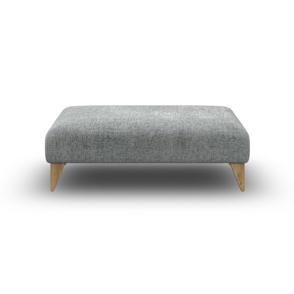 Milldale Footstool in Milo Pewter Fabric 4