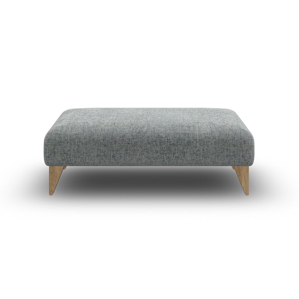 Milldale Footstool in Milo Pewter Fabric 6
