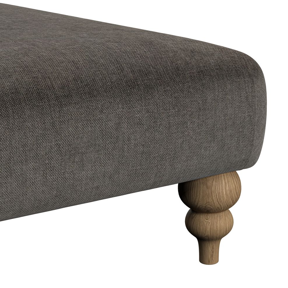 Milldale Grande Footstool in Garda Moody Fabric 7