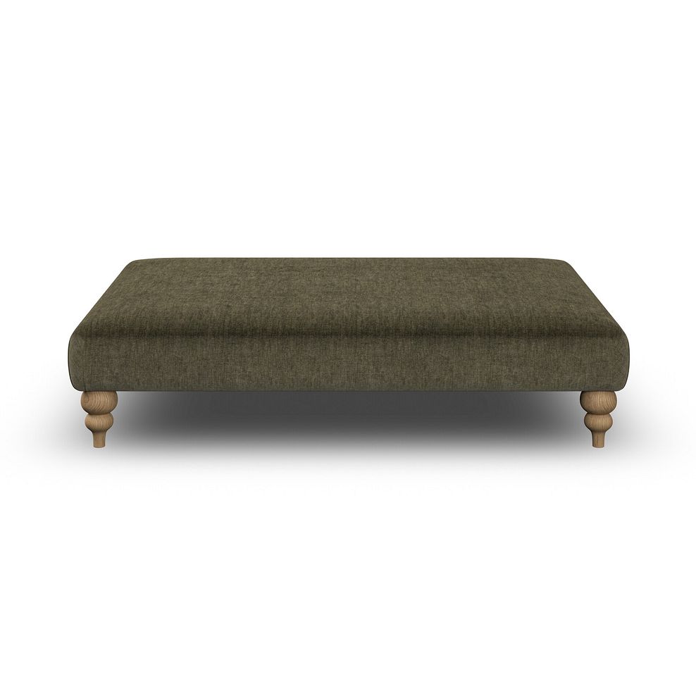Milldale Grande Footstool in Garda Seaweed Fabric 2