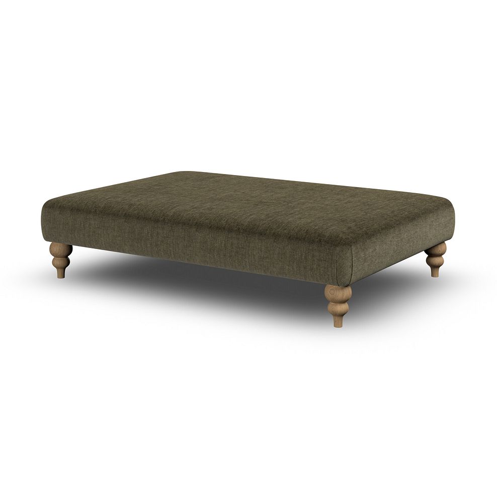 Milldale Grande Footstool in Garda Seaweed Fabric 3