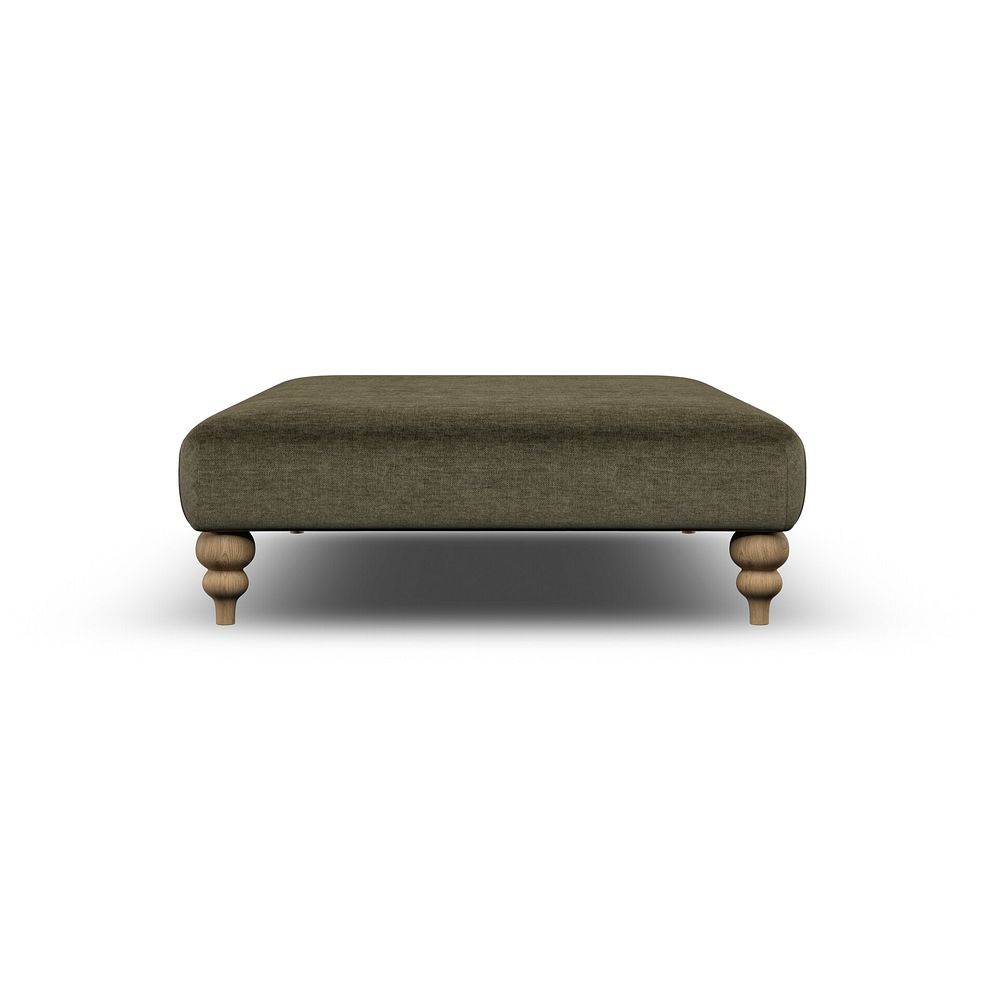 Milldale Grande Footstool in Garda Seaweed Fabric 4