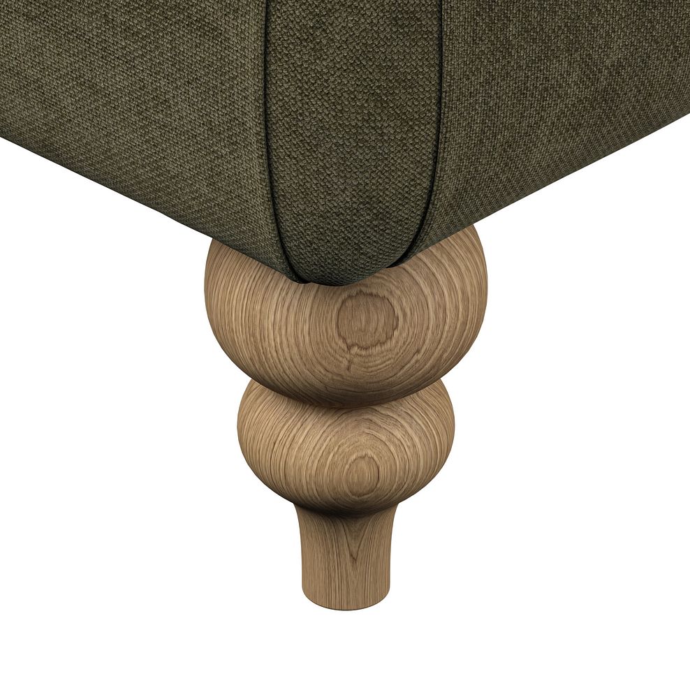 Milldale Grande Footstool in Garda Seaweed Fabric 5