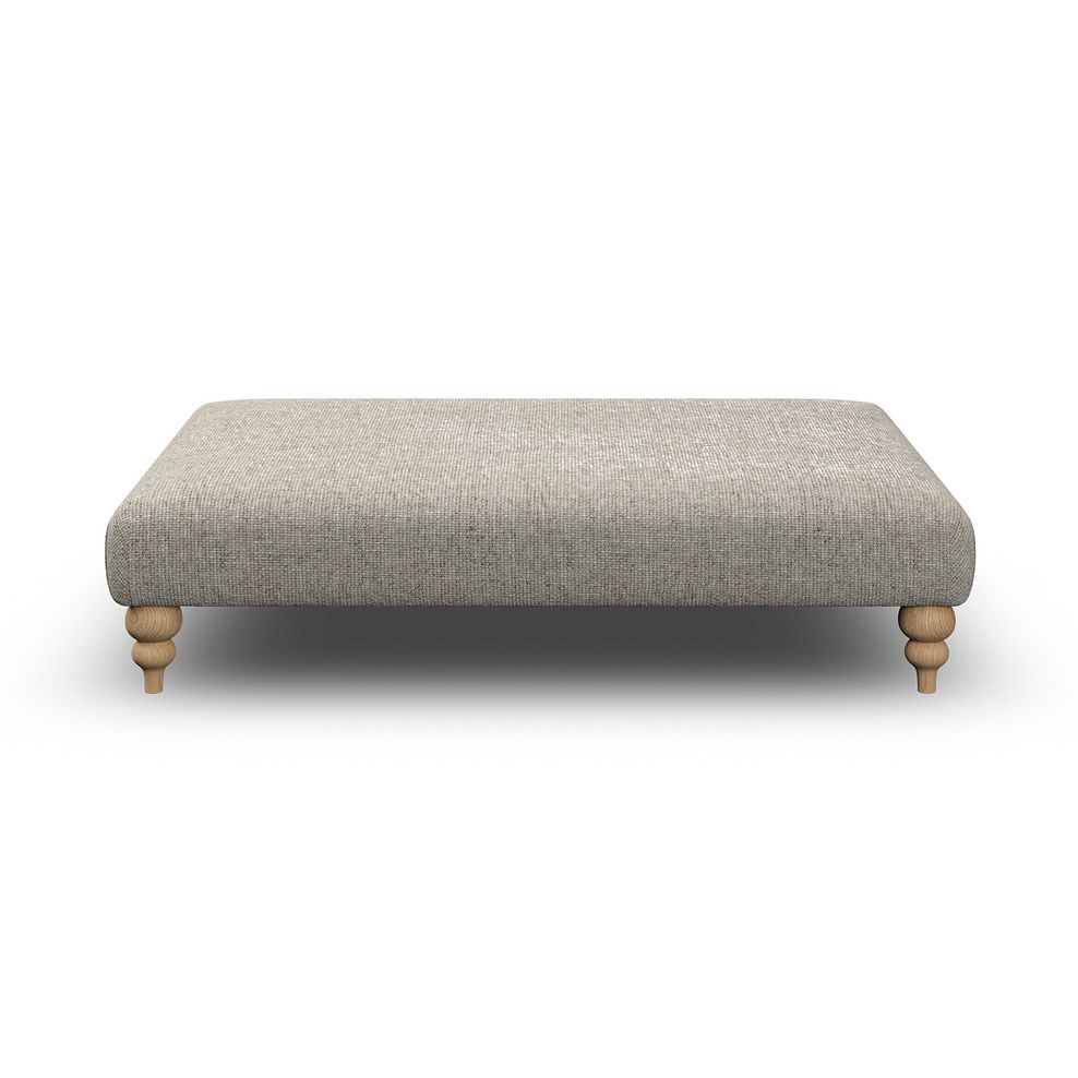 Milldale Grande Footstool in Milo Mink Fabric 2