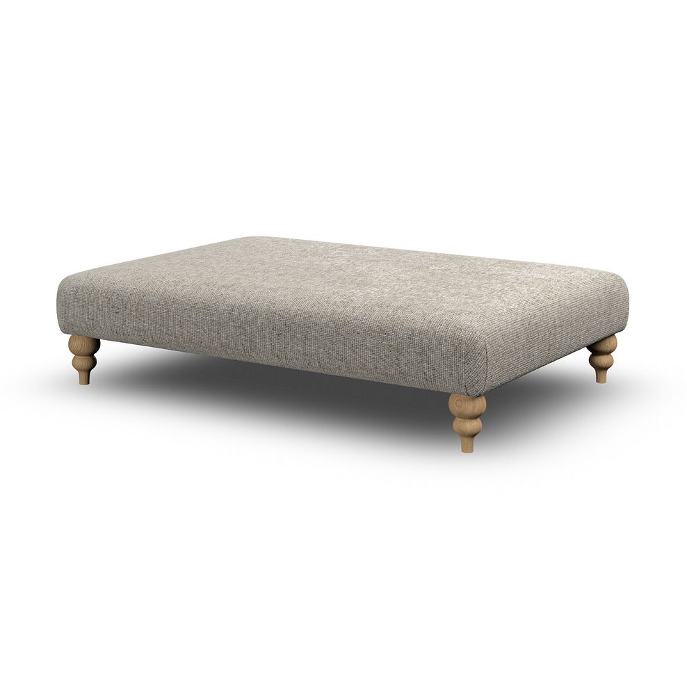 Milldale Grande Footstool in Milo Mink Fabric 3