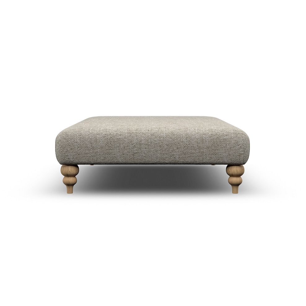 Milldale Grande Footstool in Milo Mink Fabric 4