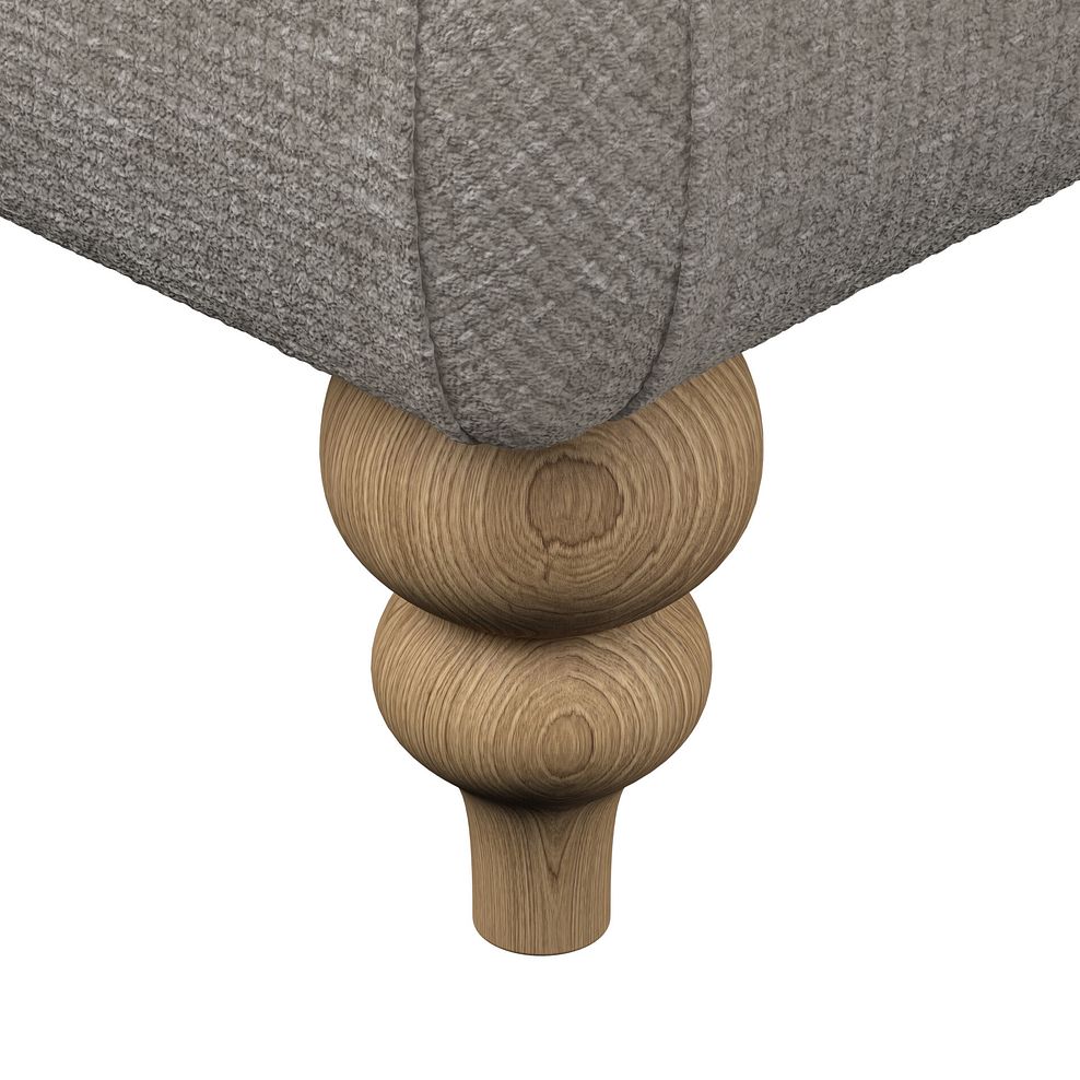 Milldale Grande Footstool in Milo Mink Fabric 5