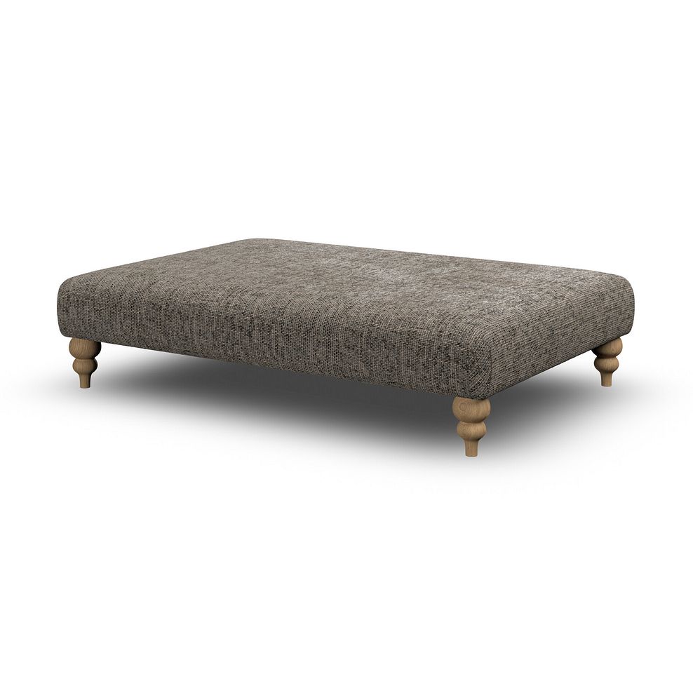 Milldale Grande Footstool in Milo Mocha Fabric 3