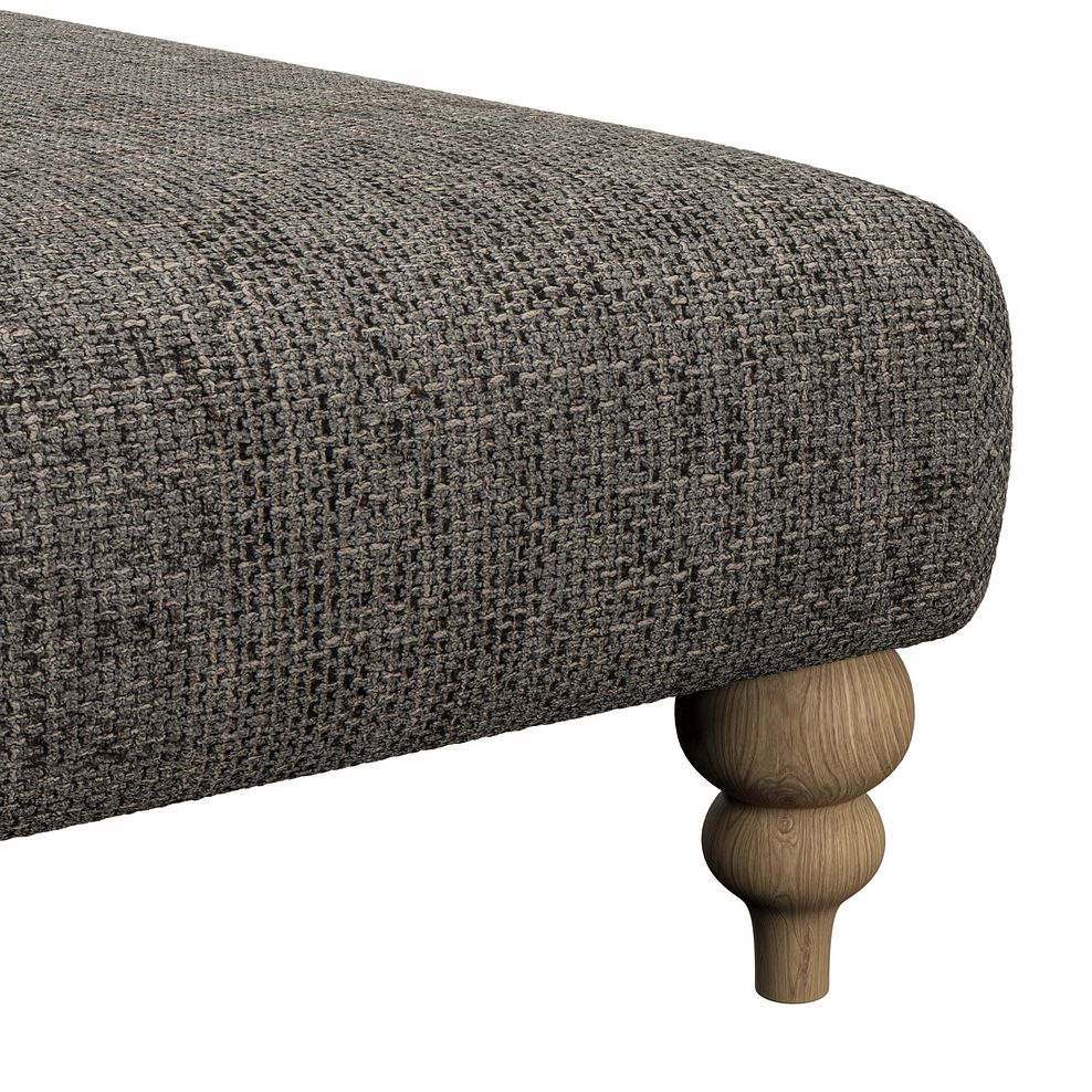 Milldale Grande Footstool in Milo Mocha Fabric 7