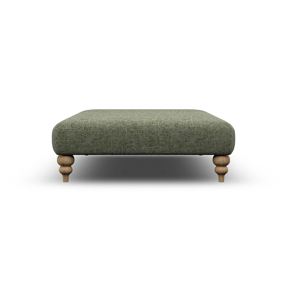 Milldale Grande Footstool in Milo Olive Fabric 4