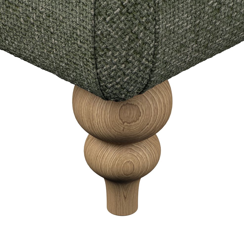 Milldale Grande Footstool in Milo Olive Fabric 5