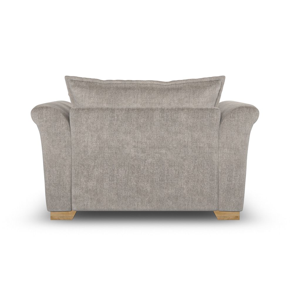 Milldale Loveseat in Garda Acier Fabric with Linen Scatters 4