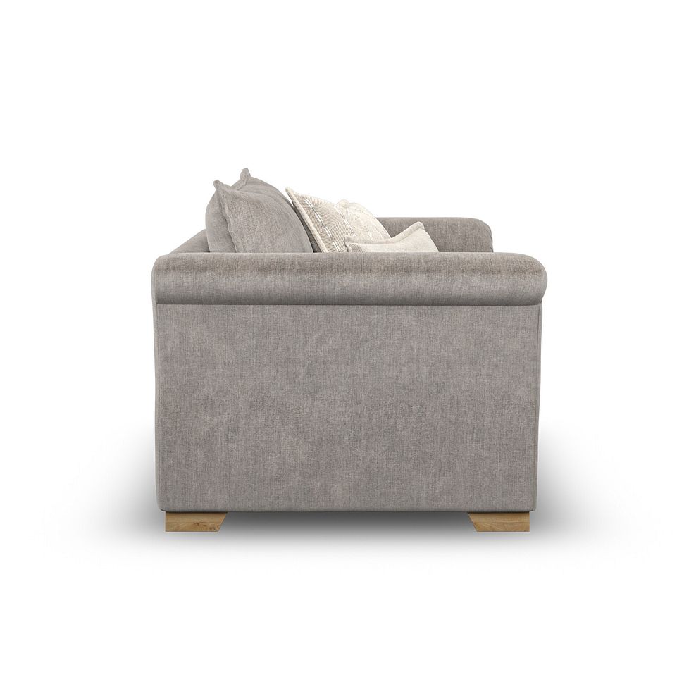Milldale Loveseat in Garda Acier Fabric with Linen Scatters 5