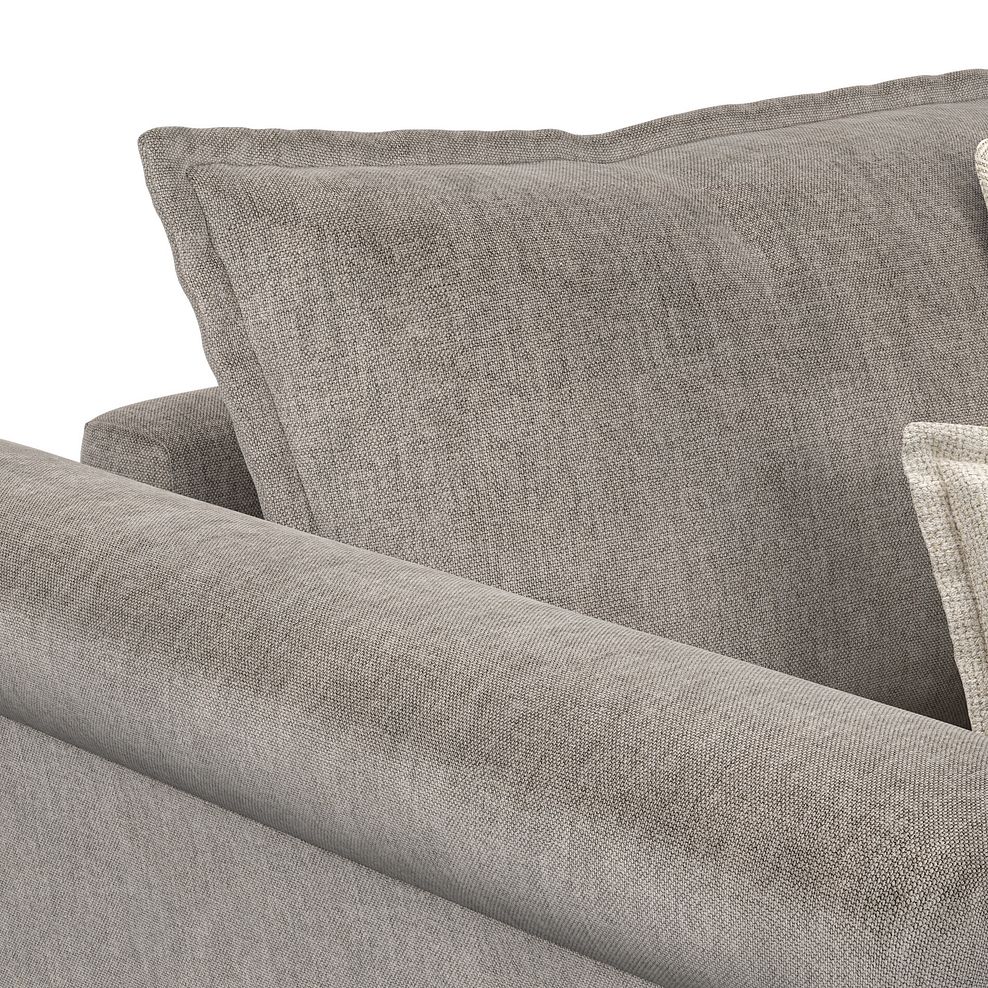 Milldale Loveseat in Garda Acier Fabric with Linen Scatters 6