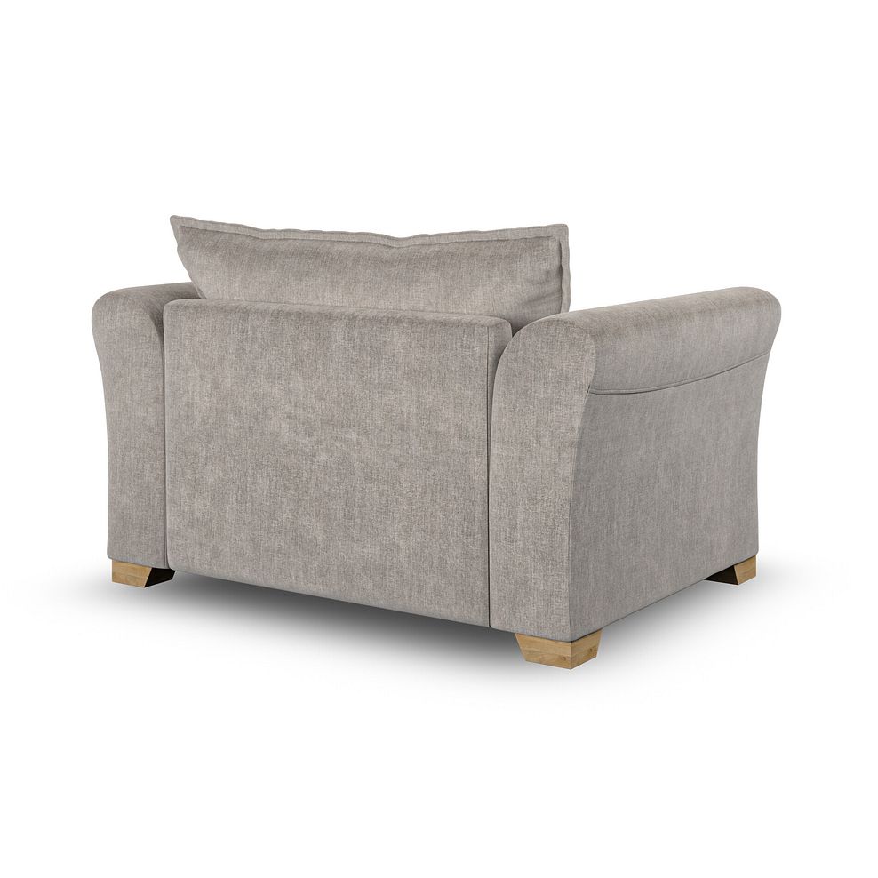Milldale Loveseat in Garda Acier Fabric with Linen Scatters 5