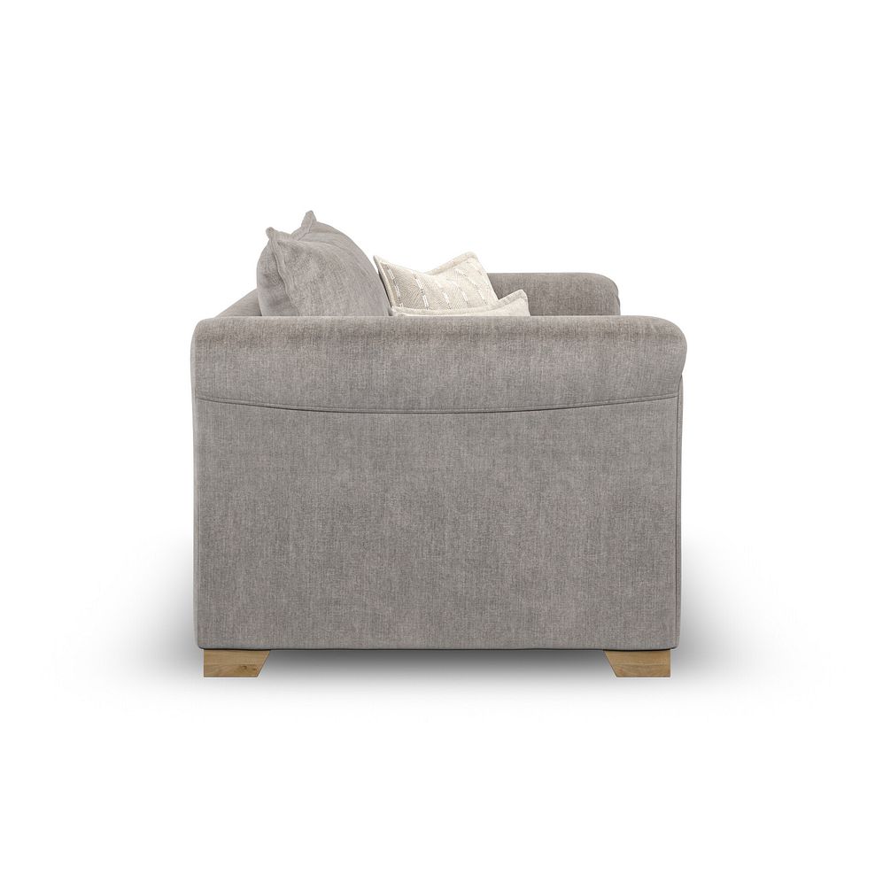 Milldale Loveseat in Garda Acier Fabric with Linen Scatters 7