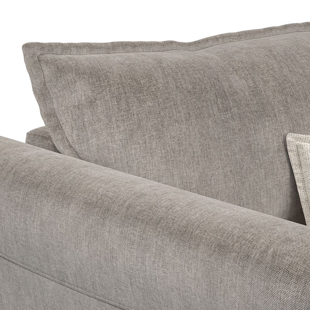 Milldale Loveseat in Garda Acier Fabric with Linen Scatters 8