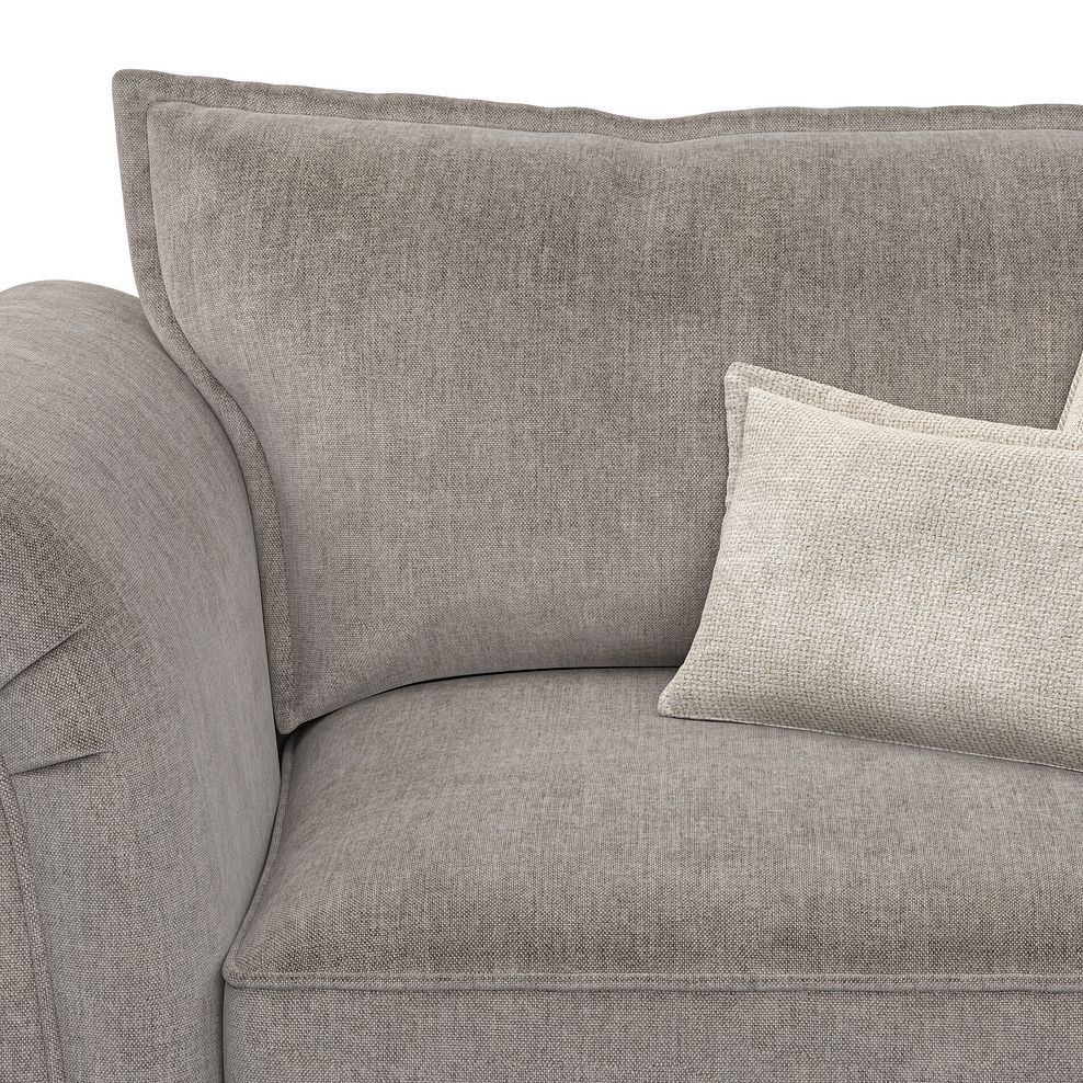 Milldale Loveseat in Garda Acier Fabric with Linen Scatters 9