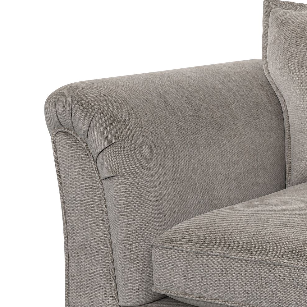 Milldale Loveseat in Garda Acier Fabric with Linen Scatters 10