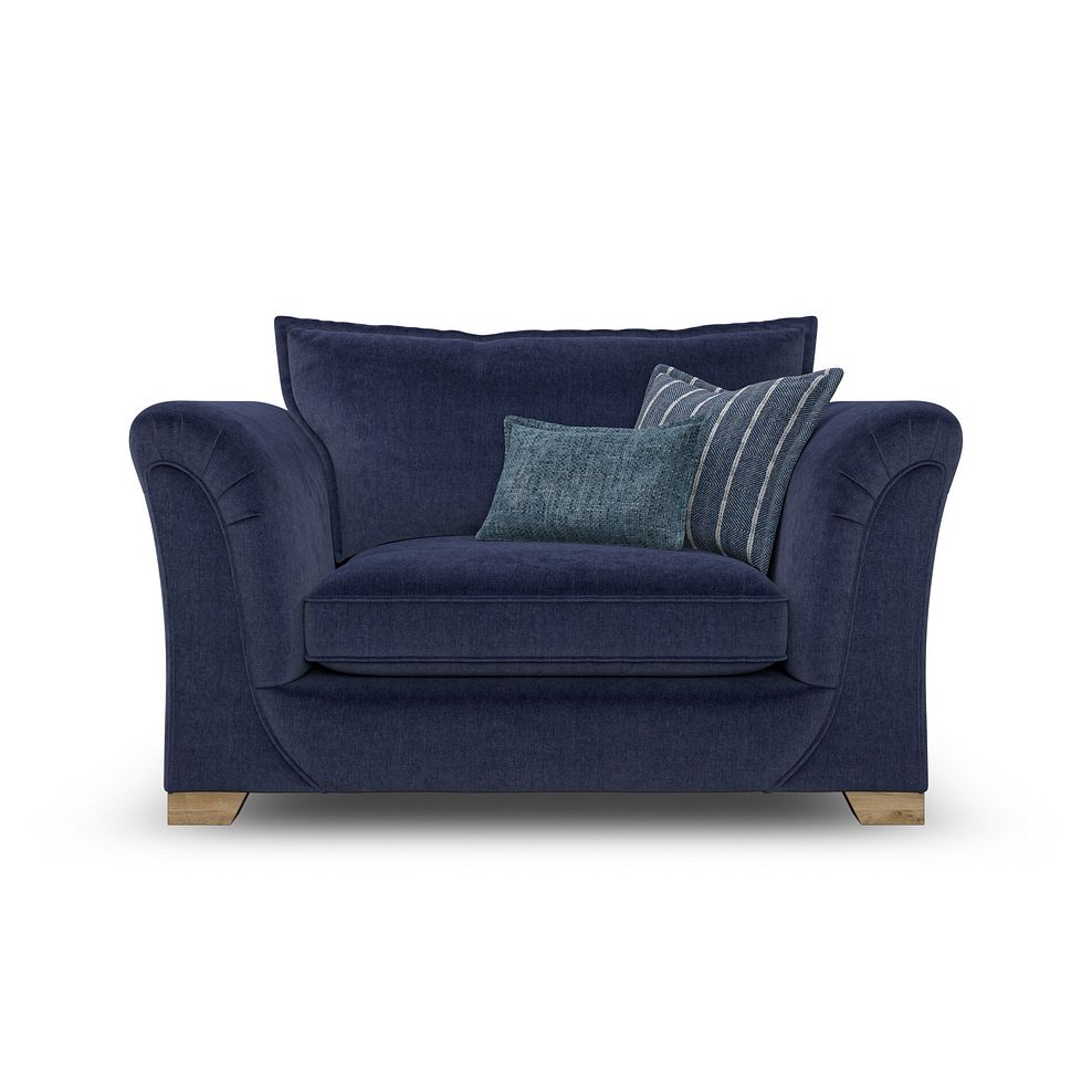 Milldale Loveseat in Garda Atomic Fabric with Navy Scatters 4