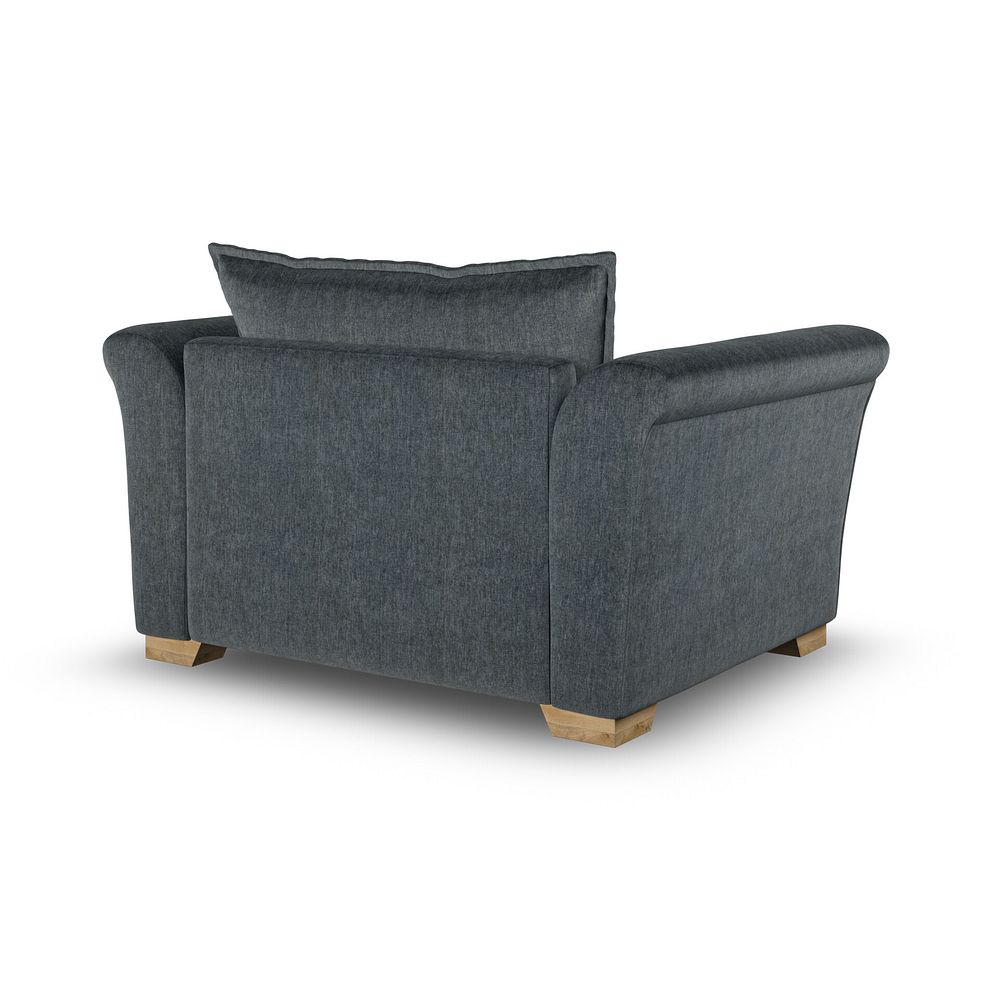 Milldale Loveseat in Garda Carbon Fabric with Grey Scatters 3