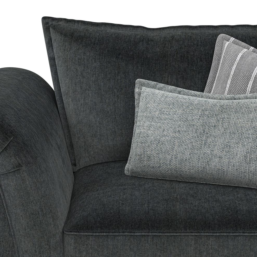 Milldale Loveseat in Garda Carbon Fabric with Grey Scatters 7