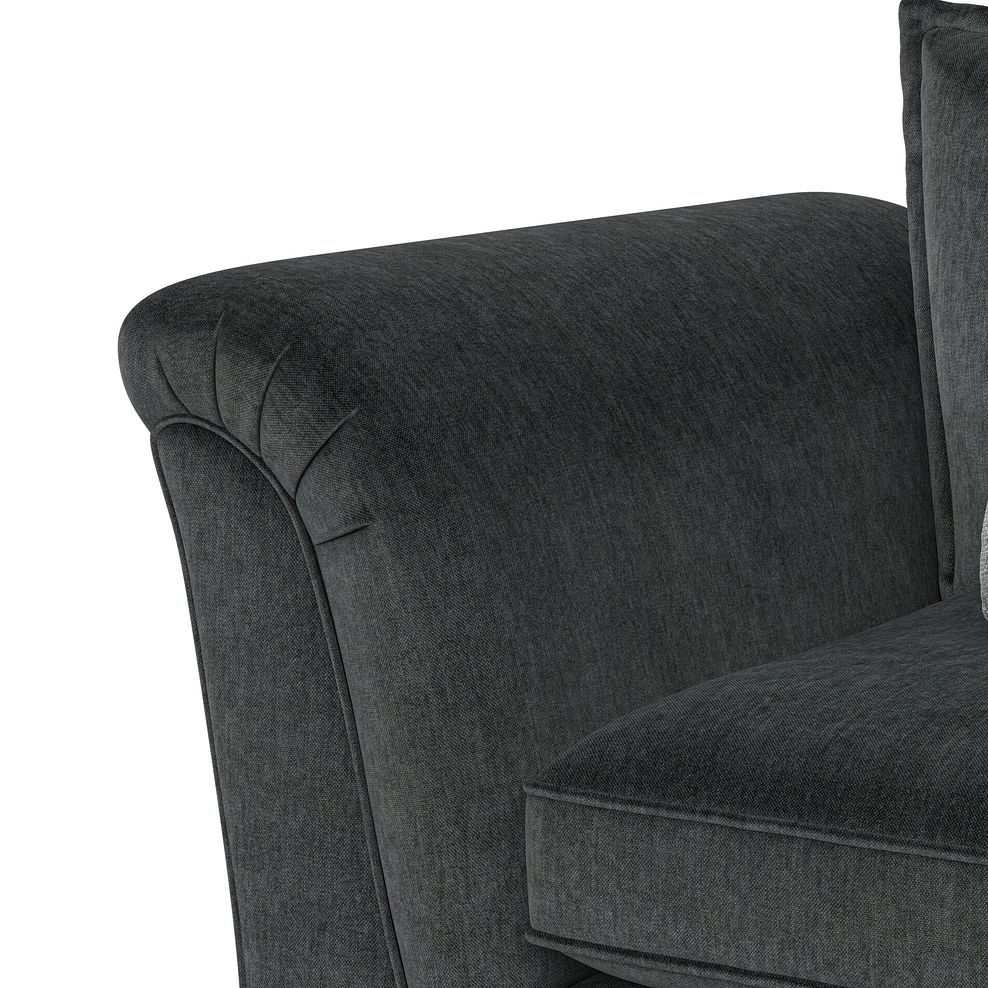 Milldale Loveseat in Garda Carbon Fabric with Grey Scatters 8
